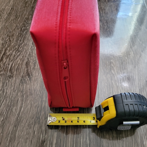 NEW Parfums Christian Dior Cosmetic Pouch Bag Dark Red/Wine - Picture 9 of 9